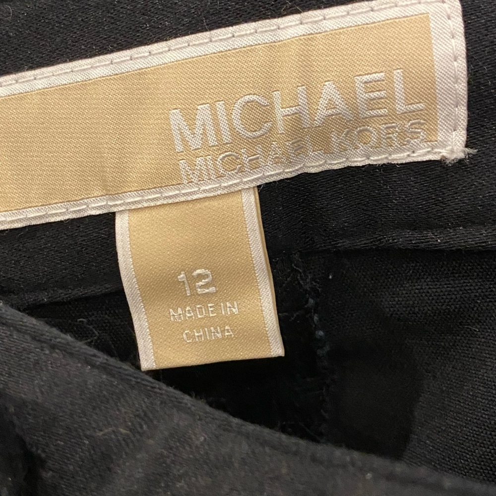 Michael By Michael Kors Basic Black Straight Leg … - image 2